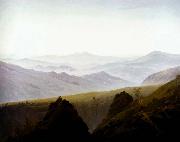 Caspar David Friedrich Morning in the Mountains oil painting